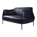 Replica two-seater Archibald leatehr sofa